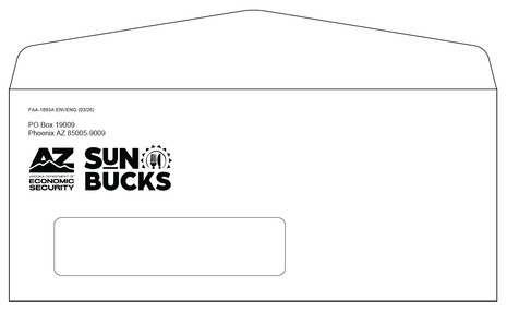 New SUN Bucks Envelope 2026 New SUN Bucks Envelope 2026