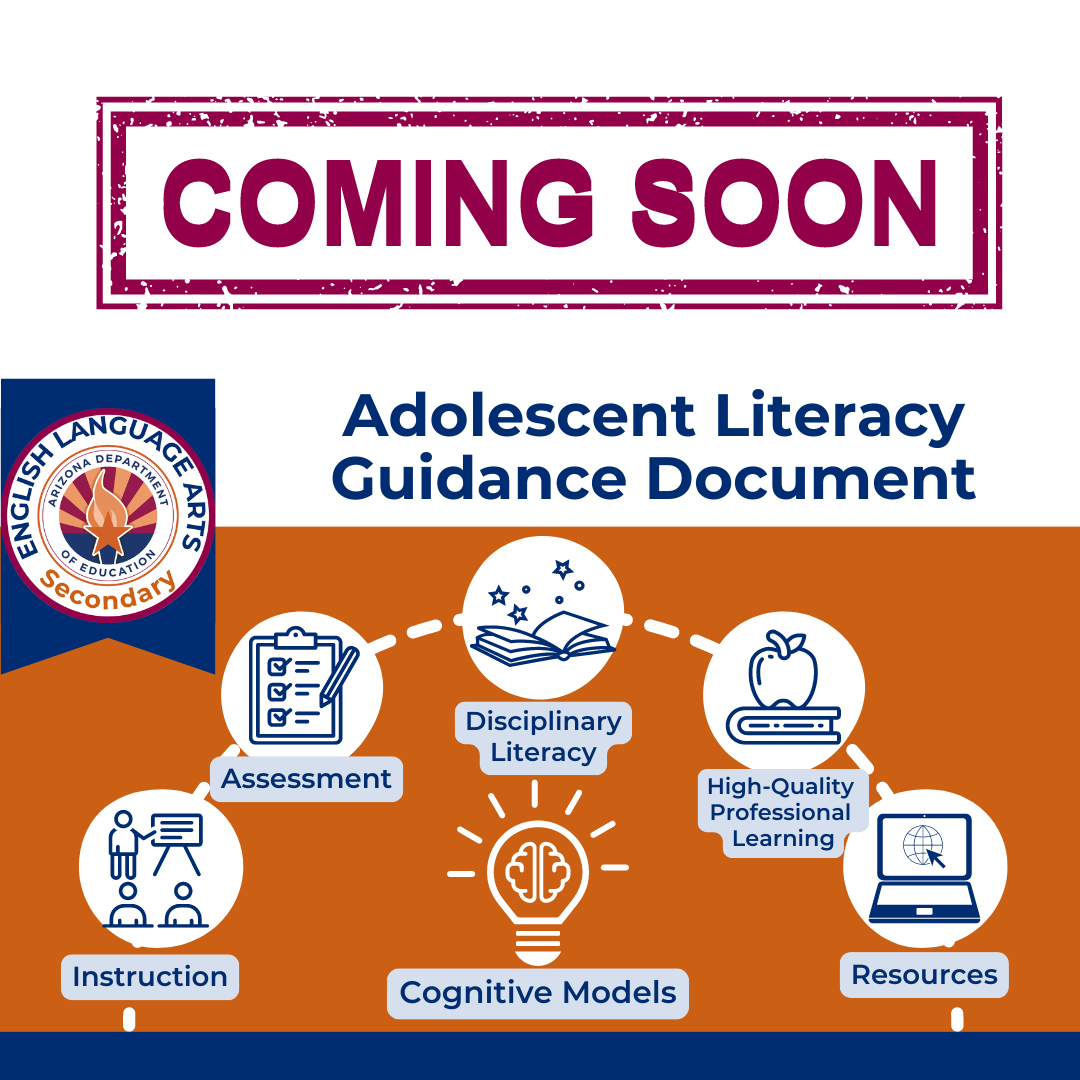 Adolescent Literacy information coming soon